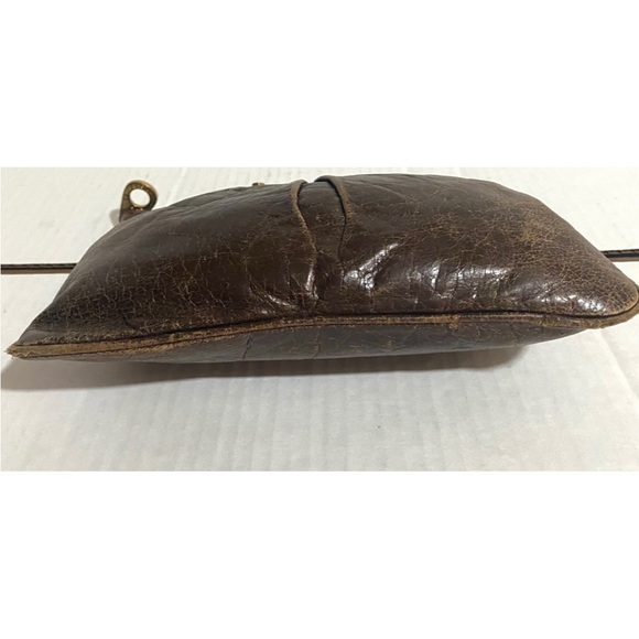 Marc by Marc Jacobs Brown distressed Leather pouch clutch make up bag - Picture 5 of 8